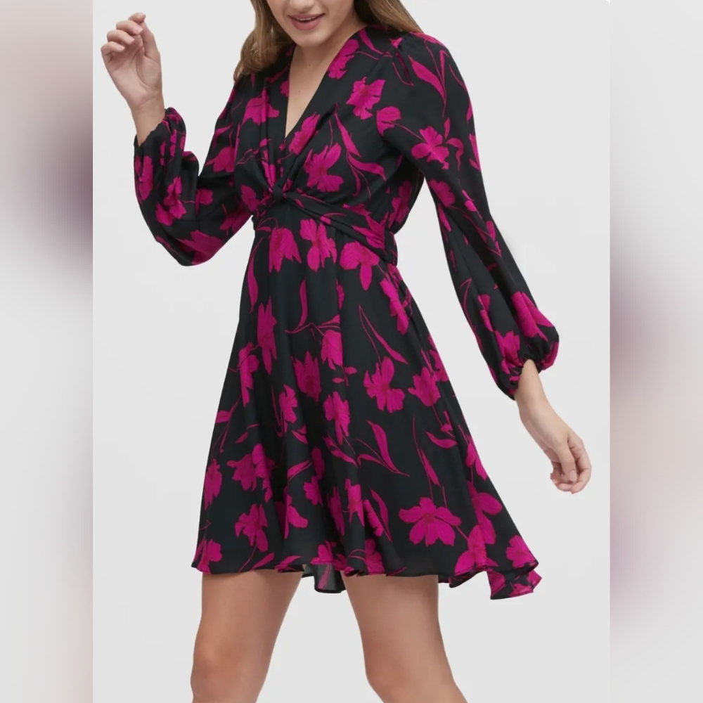 Banana Republic Puff Sleeve Dress